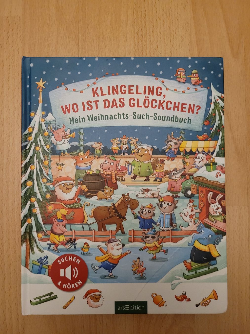 Libri: Klingeling! Weihnachts-Such-Soundbuch  – Usato da Perlen venduto da Safari_23