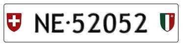 Insegne: Plaque auto NE 52052 – Nuovo (secondo la descrizione) da Boudevilliers venduto da ENCHERES-PLAQUES-NE