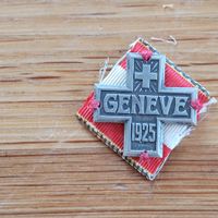 Médaille Ancien Insigne/Badge Suisse Genève 1925