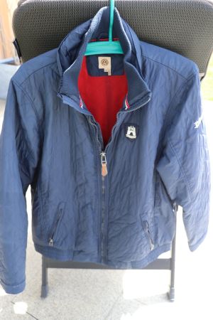Neue Retro VW Jacke blau mit rotem Netzfutter Gr. XXL