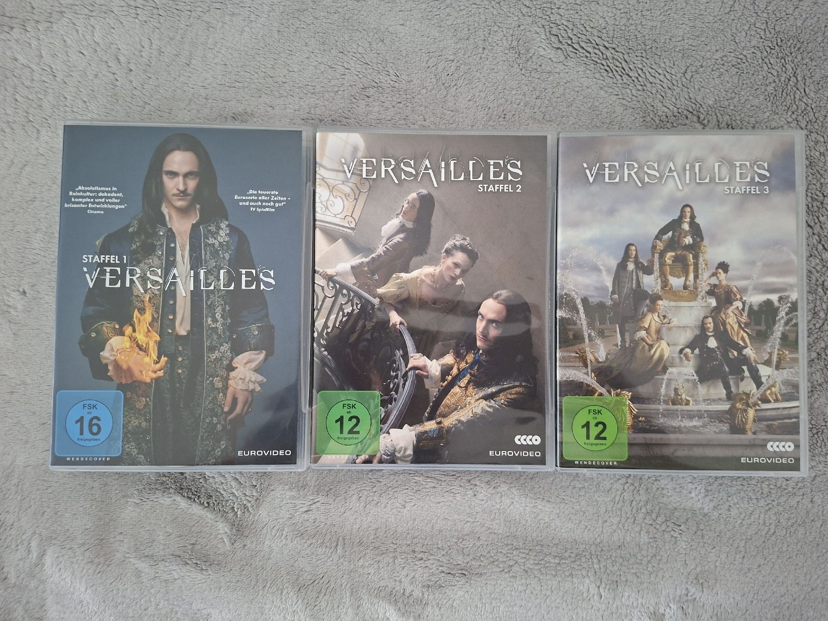 Tutti i DVDs: VERSAILLES STAFFEL 1 - 3 – Usato da Aesch BL venduto da Burschi59