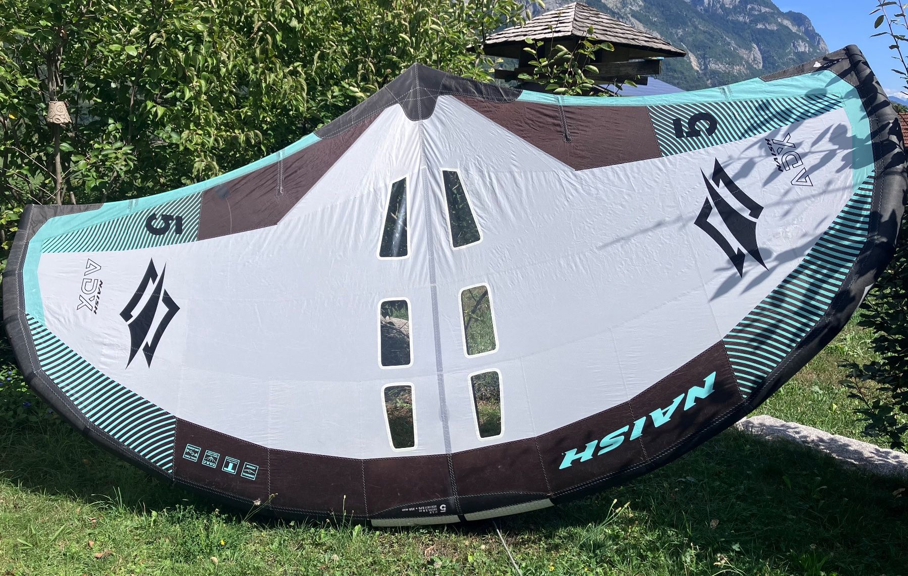 Naish Surfen: Wingfoil Wing, NAISH ADX 5.0m2 – Gebraucht aus Flums von KurtH57