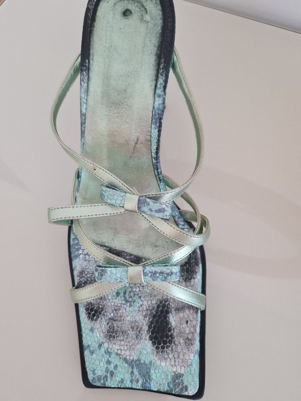 Scarpe da donna: SANDALEN SANDALETTEN PANTOLETTE GR.40 – Usato da Steg im Tösstal venduto da goldlionfree 6