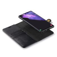 S22 Ultra - étui à rabat avec coque détachable noir