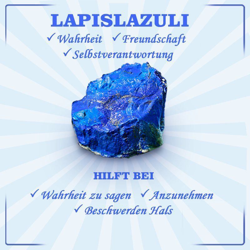 Ciondoli: Lapislazuli Anhänger, Lapislazuli Stein – Nuovo e nell'imballaggio originale da Zürich venduto da Mevas_Silber 2