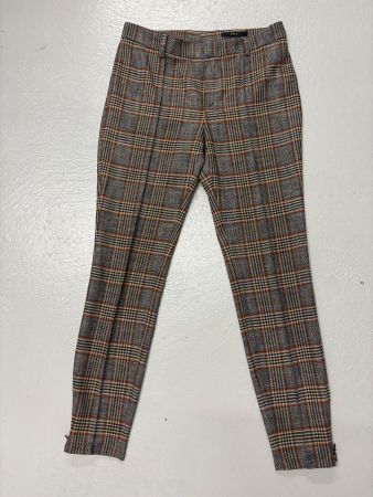 SET Hose Gr. 36 Viskose kariert braun beige