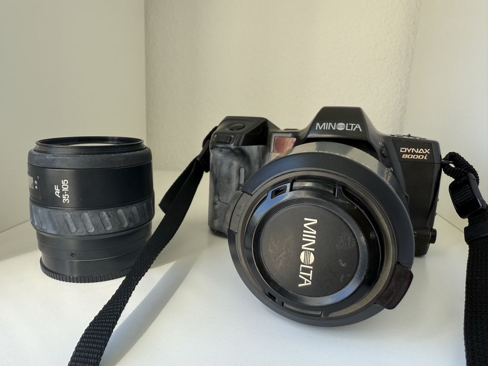Minolta Appareil photo: Minolta Dynax 8000i mit 2 Objektiven – analoges Kamera-Set – D'occasion à Belp par Rocketgt