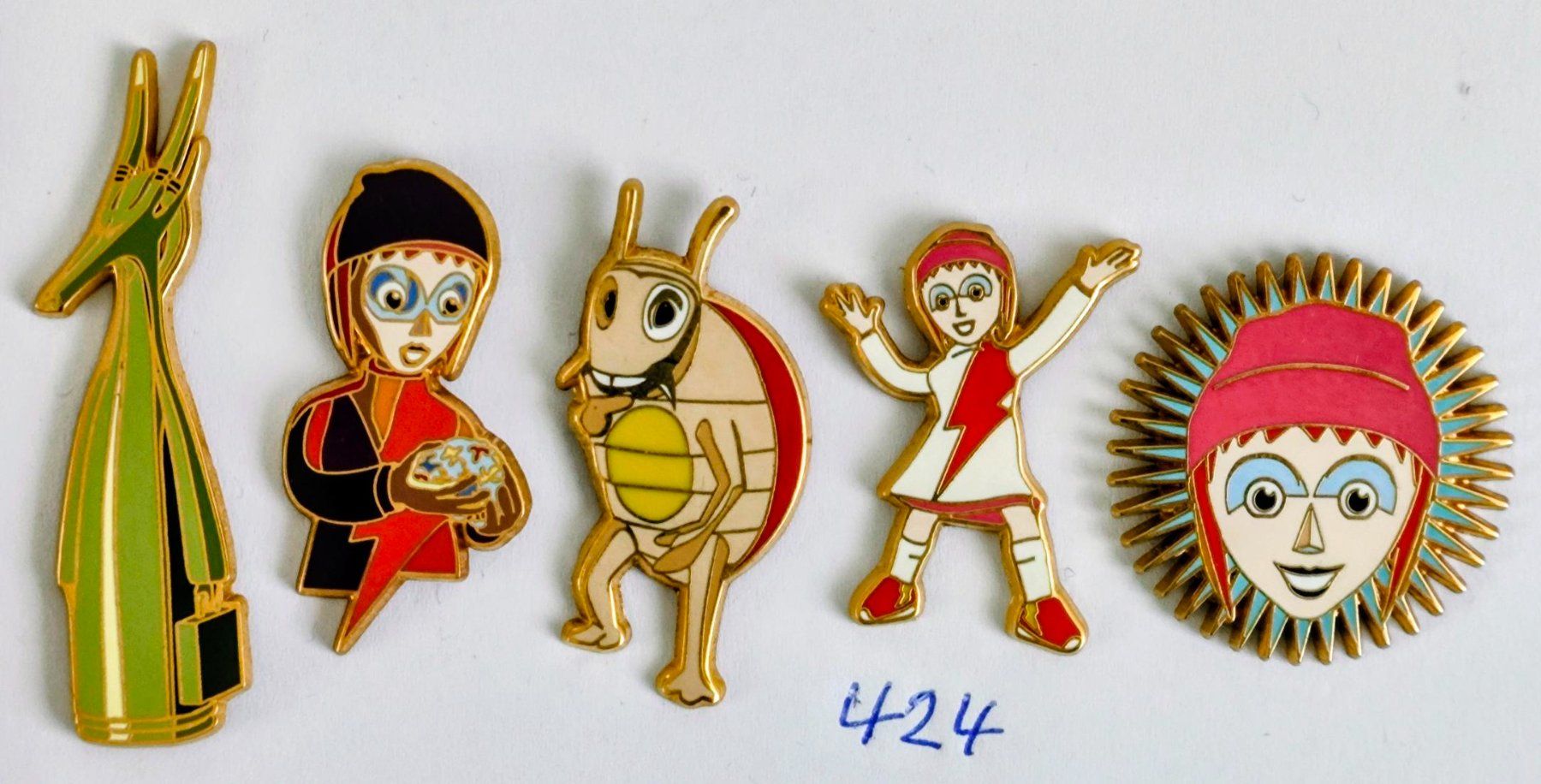 Placchette & Badge: 5  Pins  Comic limitiert und nummeriert Nr. 424 – Usato da Pfäffikon ZH venduto da Colacity