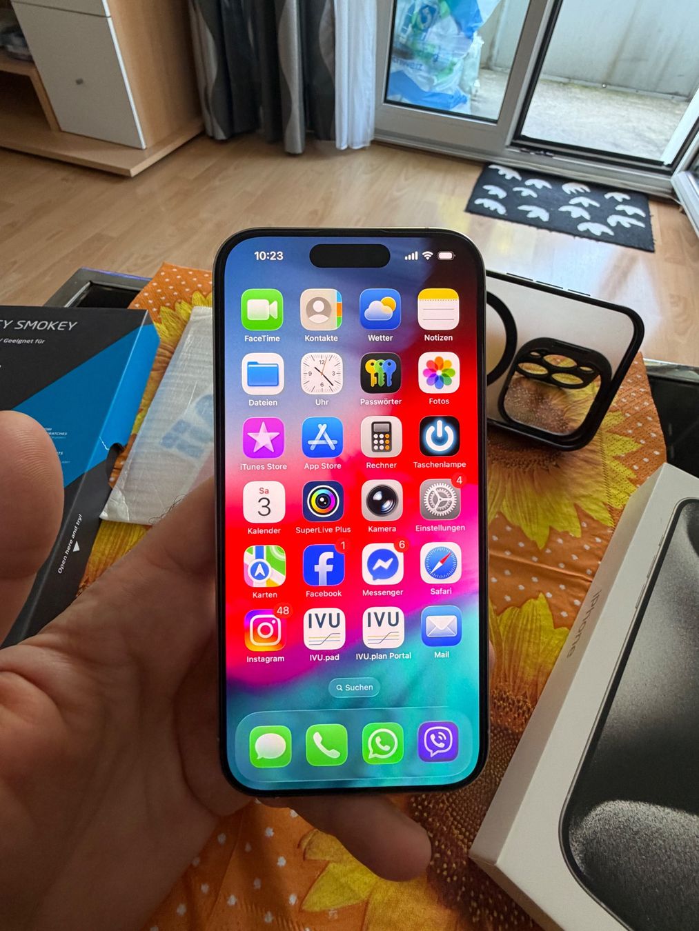 Apple Handys / Smartphones: Apple iphone 15 pro 256gb 100% Batteriekapazität – Gebraucht aus St. Gallen von babinos01 2