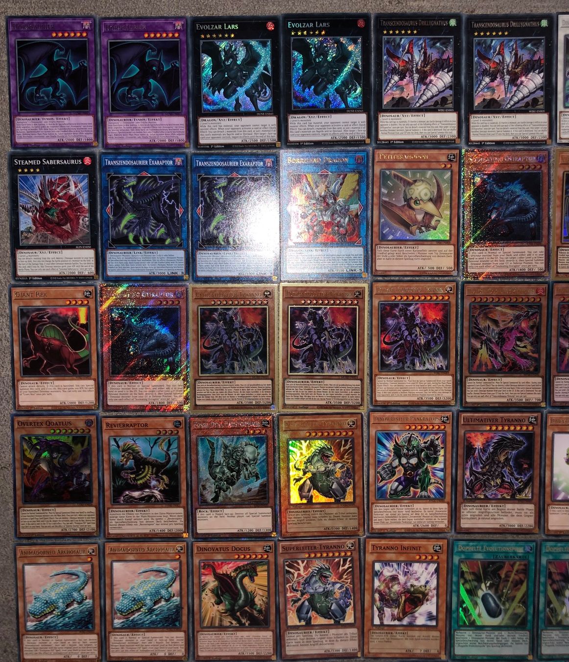 Yugioh Carte collezionabili: YuGiOh Dinosaurier Deck – Usato da Altstätten SG venduto da ChangeMaker 1