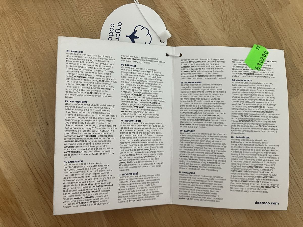 Letti: Babynestchen doomoo Cocoon NP: CHF 109 – Nuovo (secondo la descrizione) da St. Gallen venduto da Krambambuli5 6