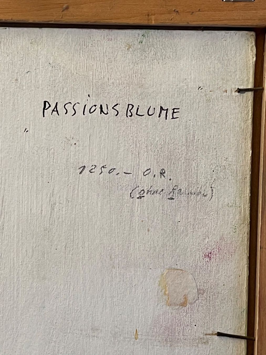Dipinti: **Andreas Barth**, 1975 Passionsblumen – Usato da Basel venduto da PAUL_ART 7
