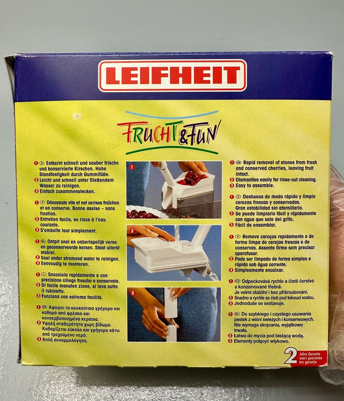 Leifheit Elettrodomestici da cucina: KIRSCHENTKERNER AB 1.- !!! – Usato da Zürich venduto da NIKI777 7