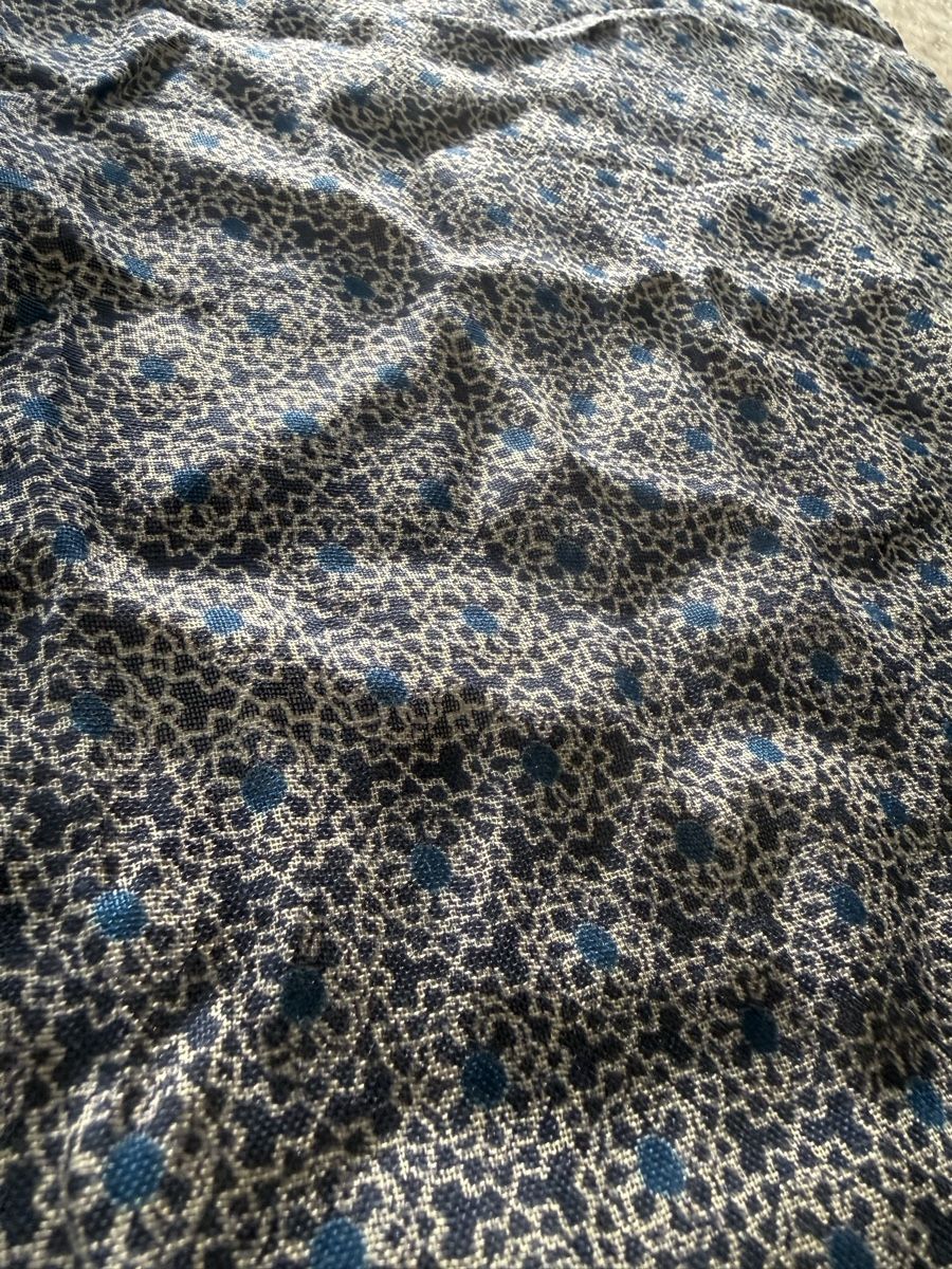 Foulards, Tücher & Schals: Foulard Camicissima stampa blu 100% viscosa – Gebraucht aus Viganello von mat_bds6 6