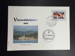 Schweizer Schiffspost Vierwaldstättersee DS Stadt Luzern1999