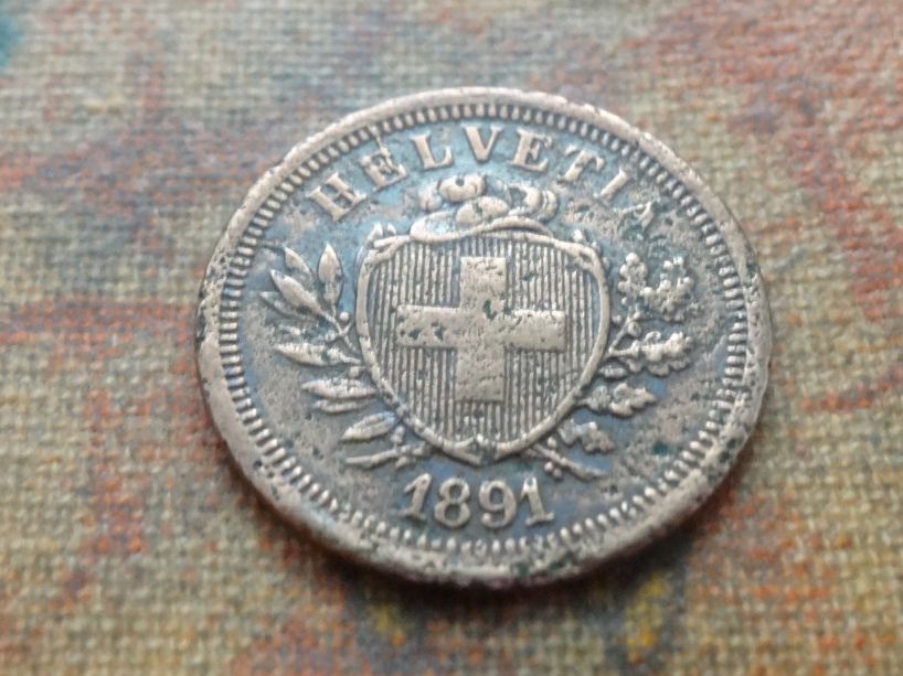 Tutti le monete: 1 Rp. 1891 – Usato da Romanel-sur-Lausanne venduto da Swift13