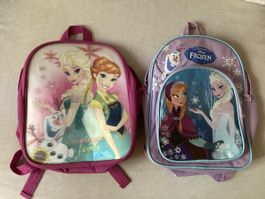 2 Kinderrucksäcke Elsa Disney Frozen Anna Elsa gebraucht