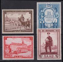 Saarland: 4 Werte Tag der Briefmarke **