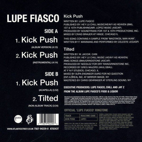 Vinyles: Lupe Fiasco – Kick Push – Neuf avec emballage d'origine à Genève par jim.k 1