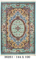 Persian Oriental Handgefertigte Seide Teppiche 148x100 Cm