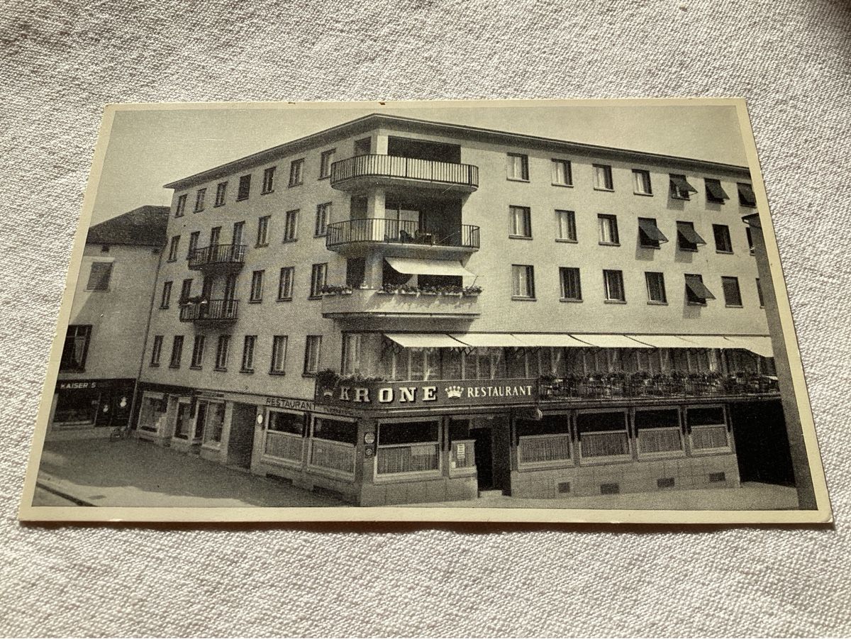 Cartes postales: Wadenswil restaurant KRONE – D'occasion à Luc (Ayent) par Rebouille