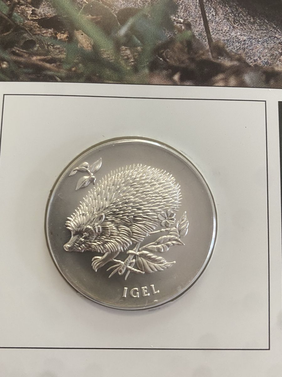 Medaillen: Numisbrief Tiere der Heimat Igel Silber 999 – Neu (gemäss Beschreibung) aus Muralto von Alex1912 2
