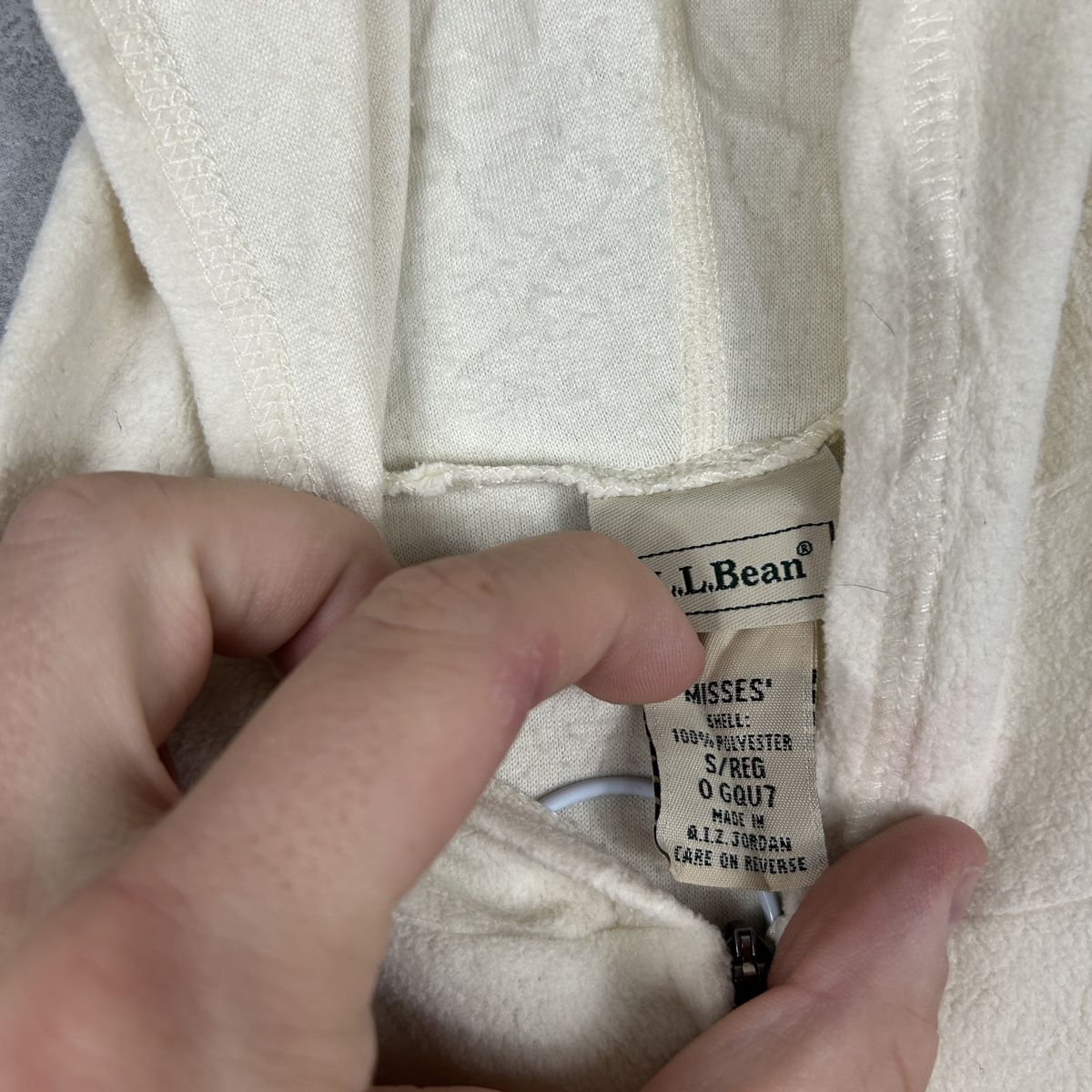 Jacken: L.L.Bean - Veste polaire à capuche beige - Taille S – Neu (gemäss Beschreibung) aus Hauterive NE von Leo_o 2