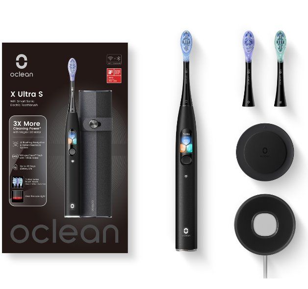 Zahnpflege: Oclean X Ultra S Set Schwarz – Gebraucht aus Gränichen von Specops