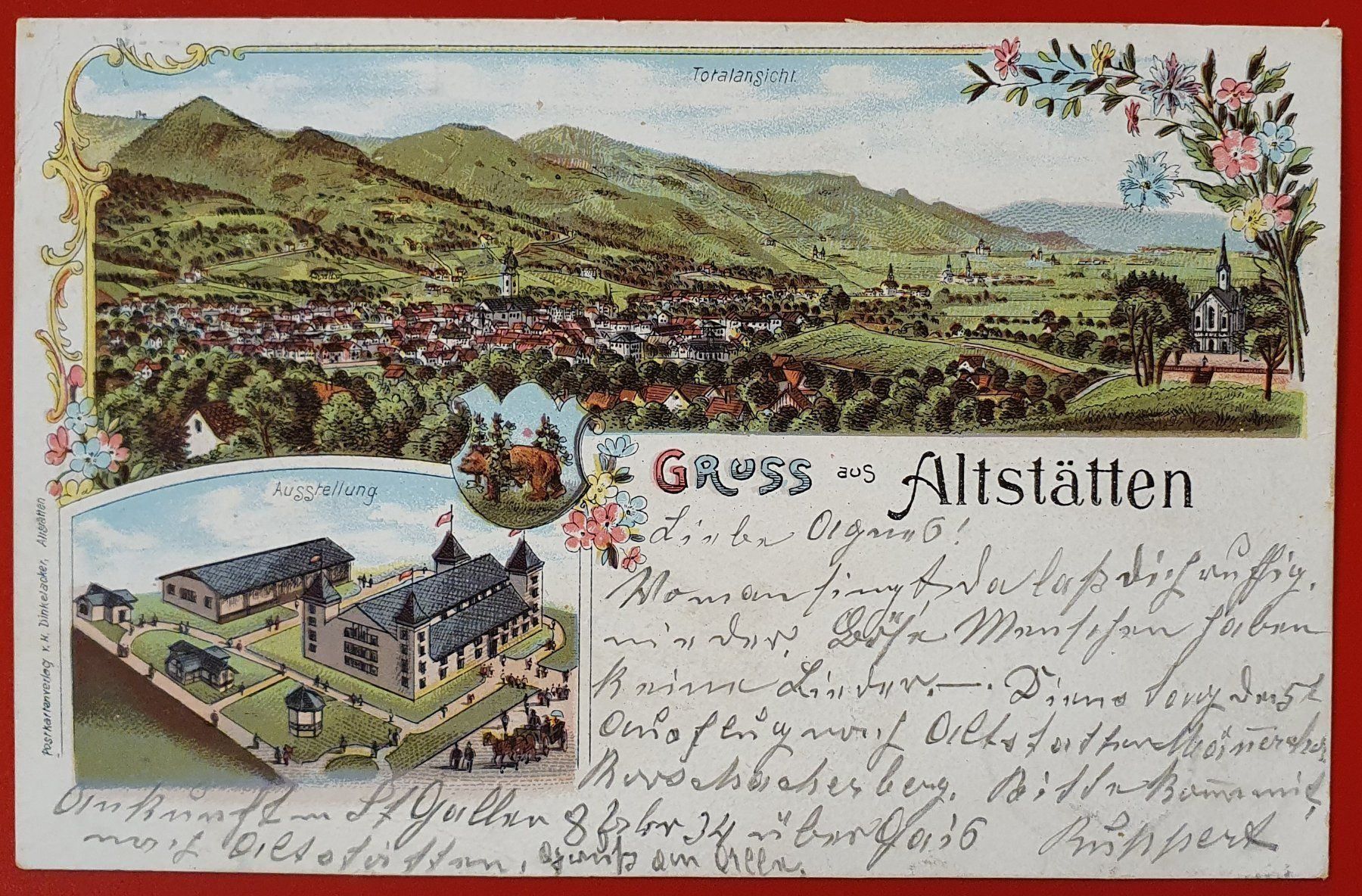 Cartoline postali: Gruss aus Altstätten 1899 – Usato da Kreuzlingen venduto da Rschweiz1