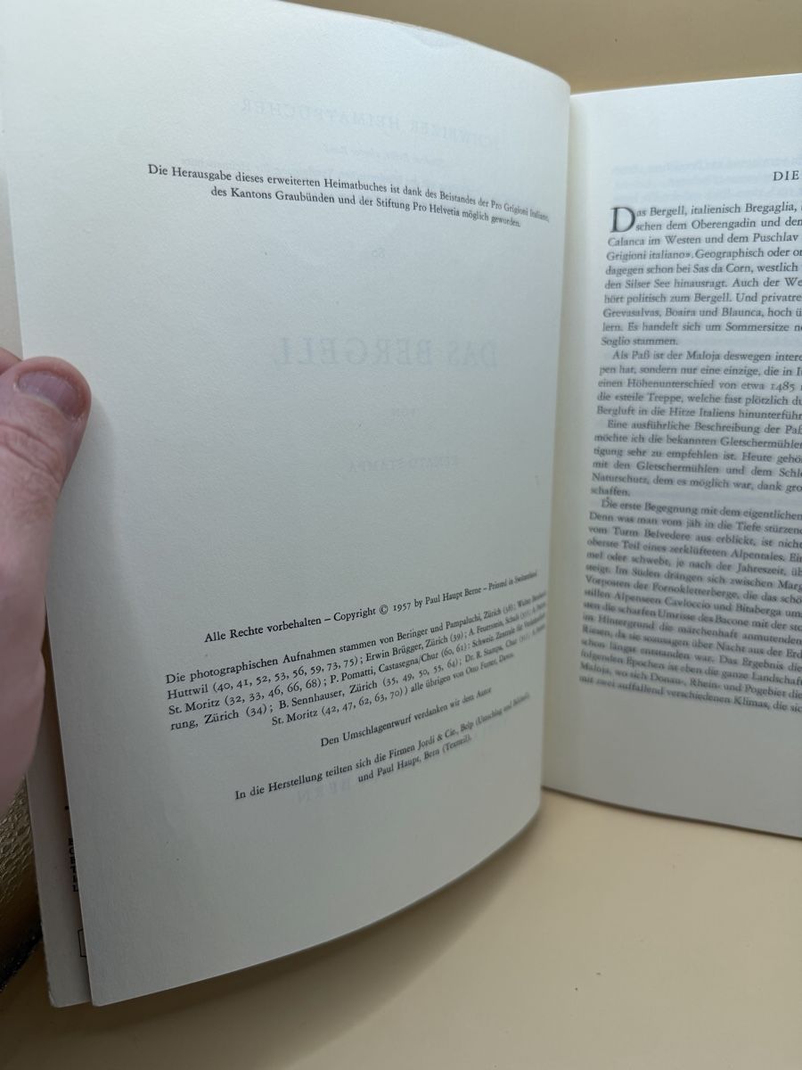 Libri: Das Bergell – Schweizer Heimatbücher – Usato da Genève venduto da sho_67qj 4