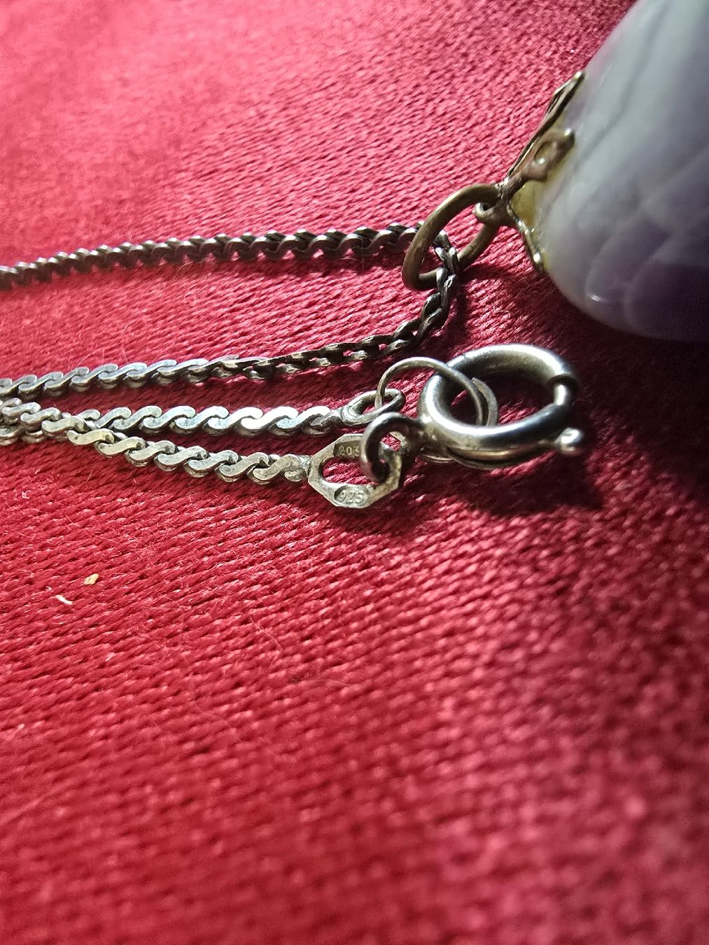 Altri gioielli: Pendentif améthyste véritable, chaîne en argent – Usato da Carouge GE venduto da fra_sq8s 5