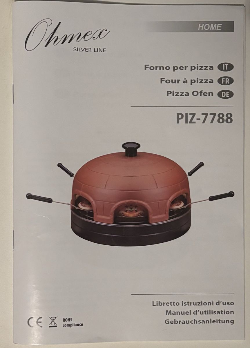 Cucine complete: Ohmex PIZ-7788 Pizza Party Kit – Usato da Murten venduto da Marsall 1