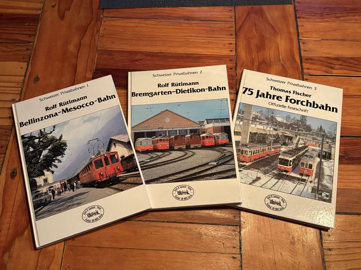 Bücher: Schweizer Privatbahnen 1, 2 und 3 – Neu (gemäss Beschreibung) aus Troistorrents von Patalax