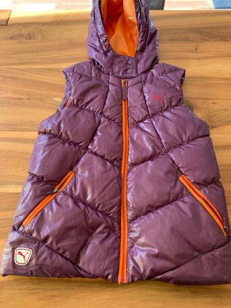 PUMA Weste Gilet violett aubergine Grösse 36 / S