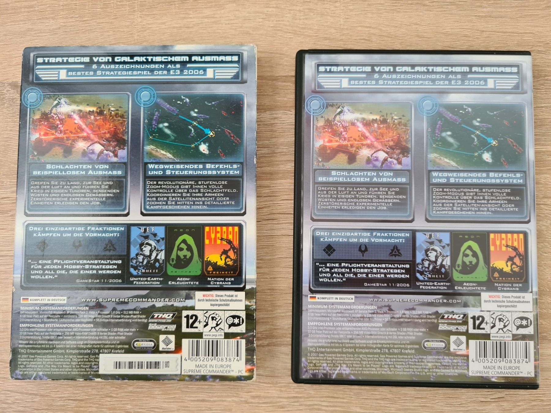 Giochi: Supreme Commander (German Cover) - PC – Usato da Carouge GE venduto da Gasco 1