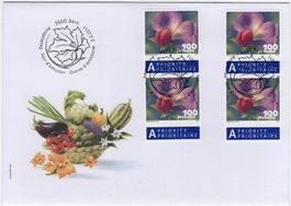 100 Rp. Kiefelerbse Marken Paare auf illustriertem FDC