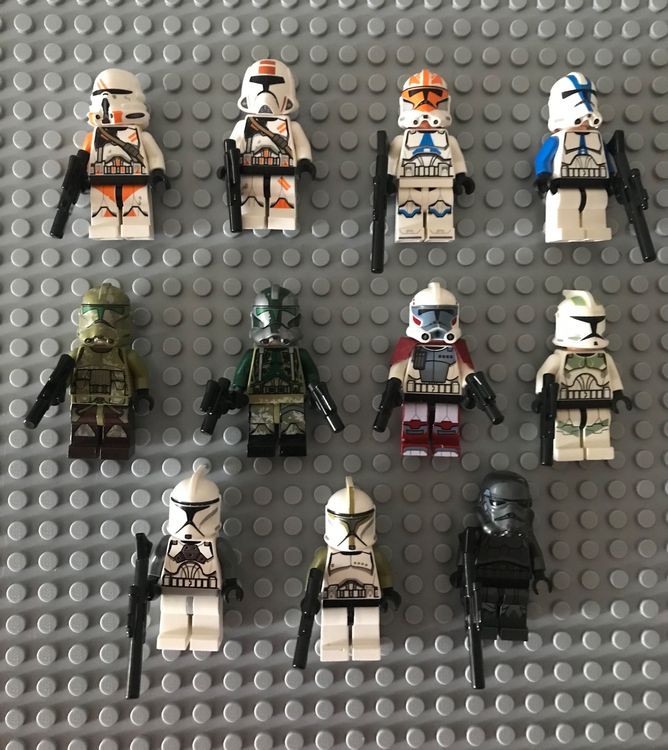 Lego lot de 11 Clones troopers Minifigures star wars | Kaufen auf Ricardo