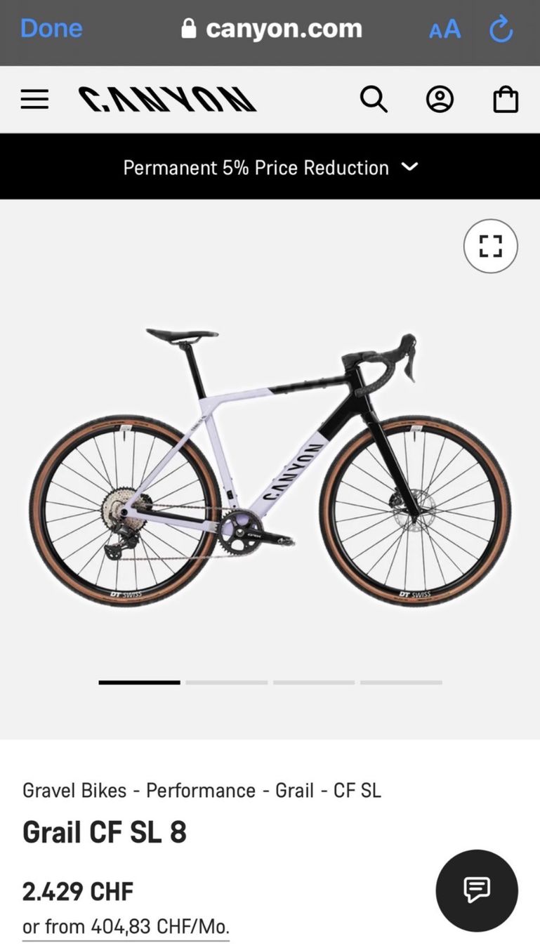 Canyon Biciclette: Gravel Bike – Usato da Zürich venduto da Nunez93