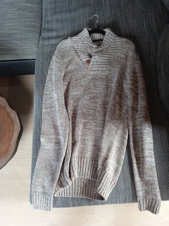 Solid Phil Men's Jumper Chunky Knit Pullover