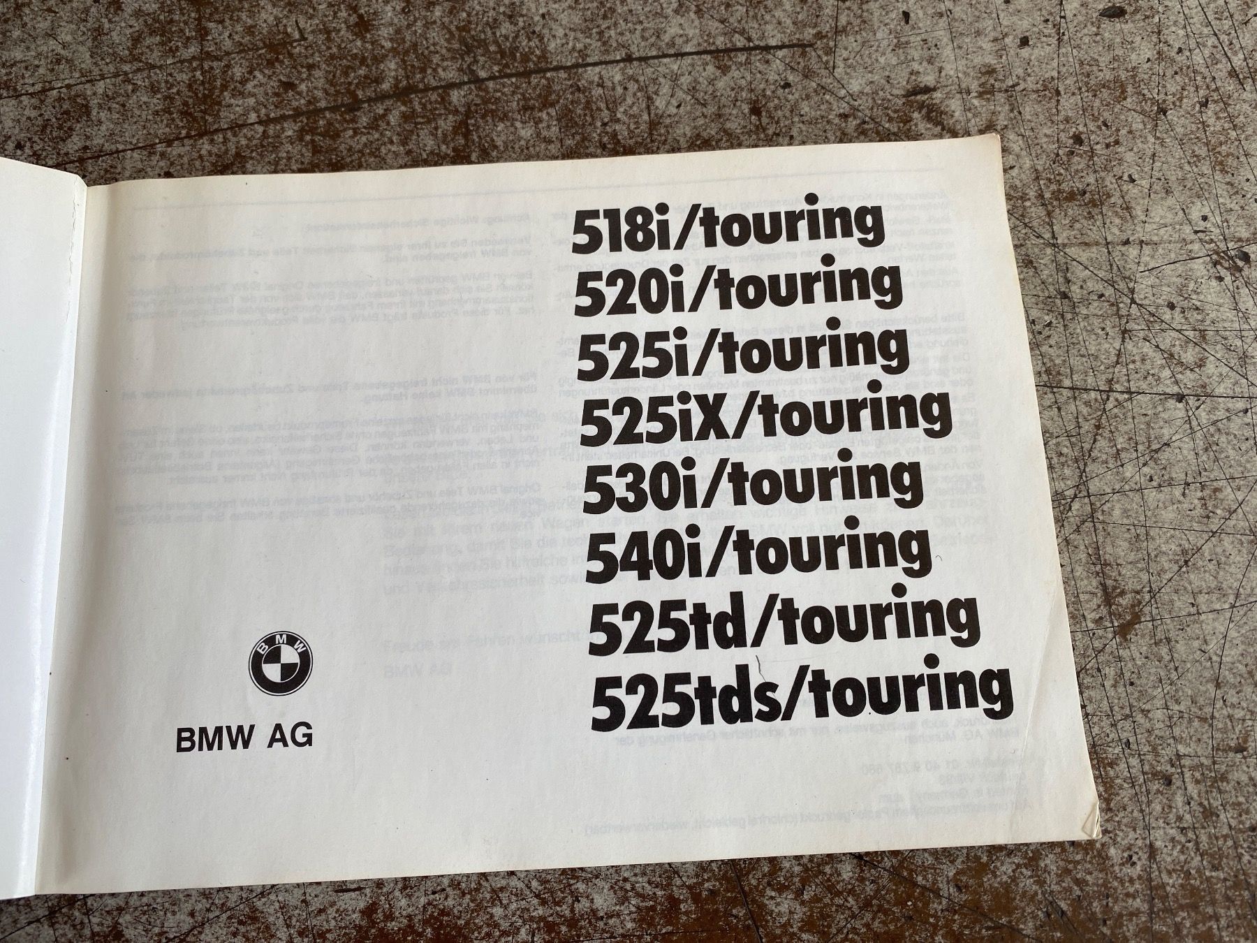 BMW Documenti: Bmw Betriebsanleitung – Usato da Adligenswil venduto da Exnovo 1