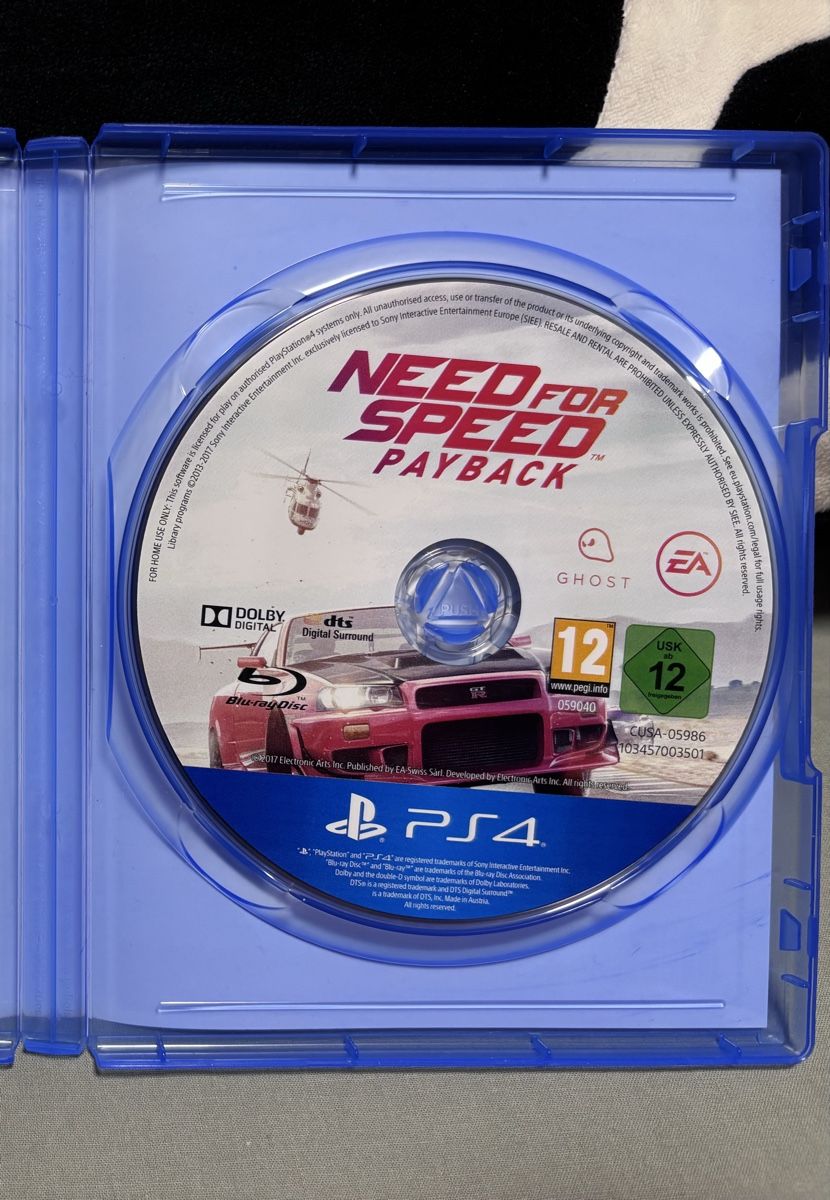 Sony Spiele: PS4 NFS Payback – Neu (gemäss Beschreibung) aus Basel von Mirejus 2