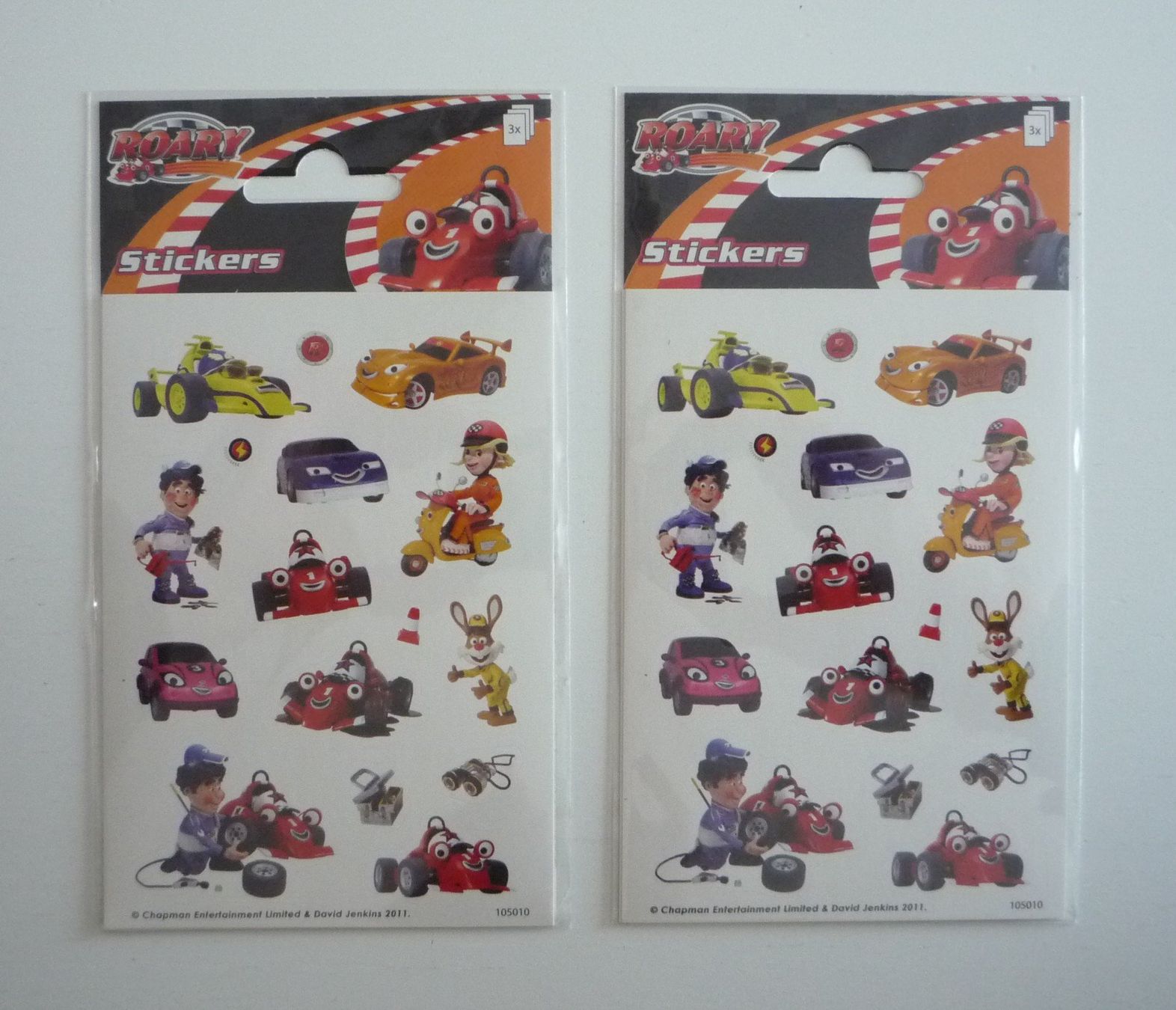 Aufkleber: 2 Stickerbögen Roary – Neu und originalverpackt aus Aarau von Aaran