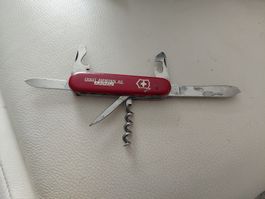 Schweizer Taschenmesser Economy Victorinox, Vintage, Rot, Or