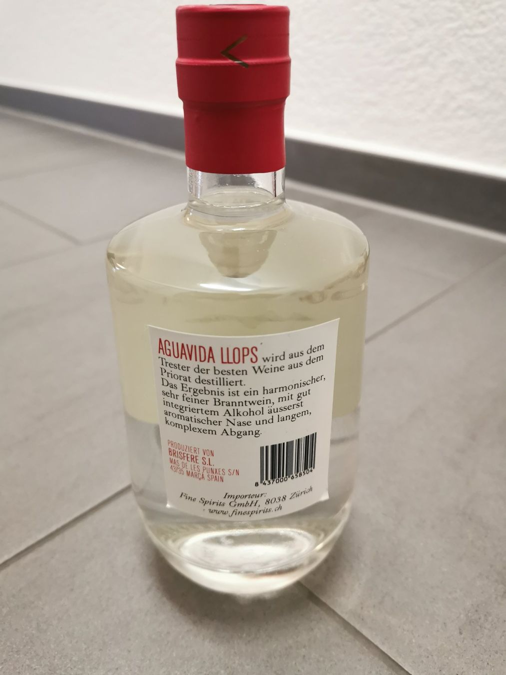Bevande alcoliche: Aguavida Llops; Priorat – Nuovo e nell'imballaggio originale da Zürich venduto da Bluemex 1
