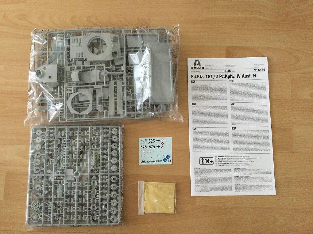 Italeri Kit di modellismo & Modellini statici: Italeri Panzer IV Ausf. H – Nuovo (secondo la descrizione) da Rüfenach AG venduto da Hel_rrz6 1