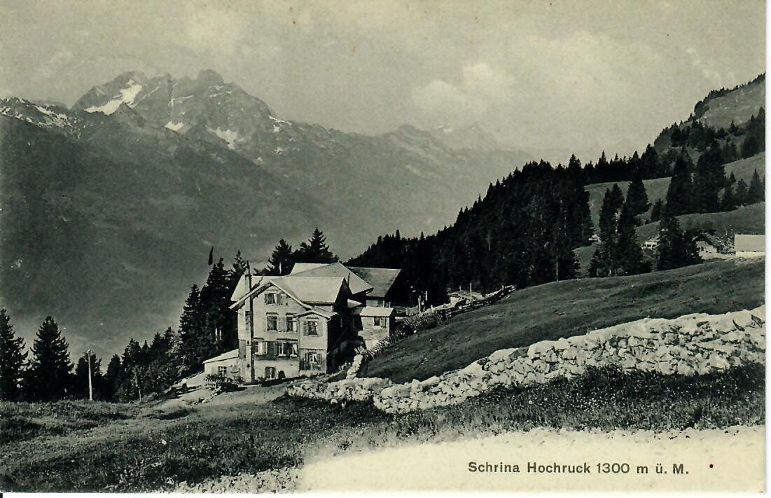 Ansichtskarten: Schrina Hochruck 1911 – Gebraucht aus Hochdorf von Ziegel-16
