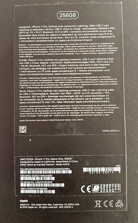 Telefoni cellulari / Smartphones: iPhone 11 Pro 256GB – Usato da Sion venduto da debsone 3