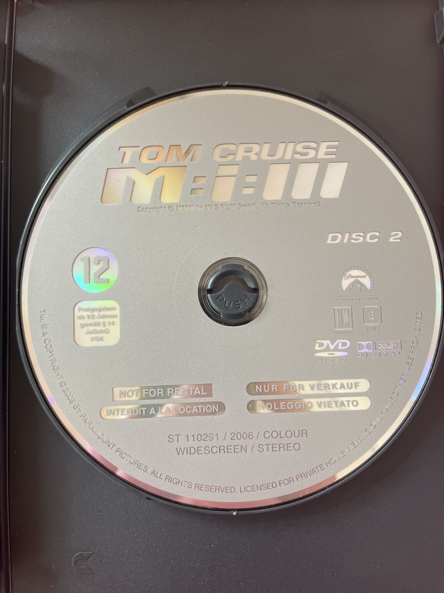 Tutti i DVDs: Mission:Impossible 3 (2DVD) – Usato da Lützelflüh-Goldbach venduto da Deiv4 3