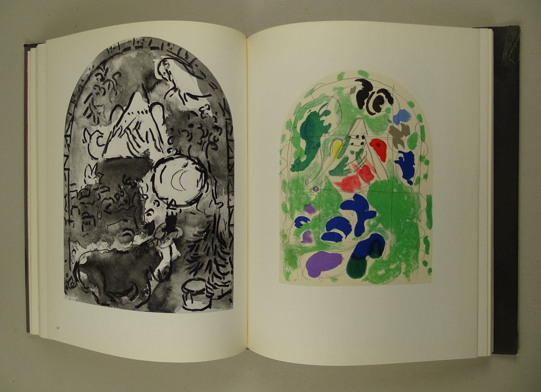 Bücher: MARC CHAGALL: GLASMALEREIEN FÜR JERUSALEM, 2 LITHOS – Gebraucht aus Grüningen von Kartensammler 5