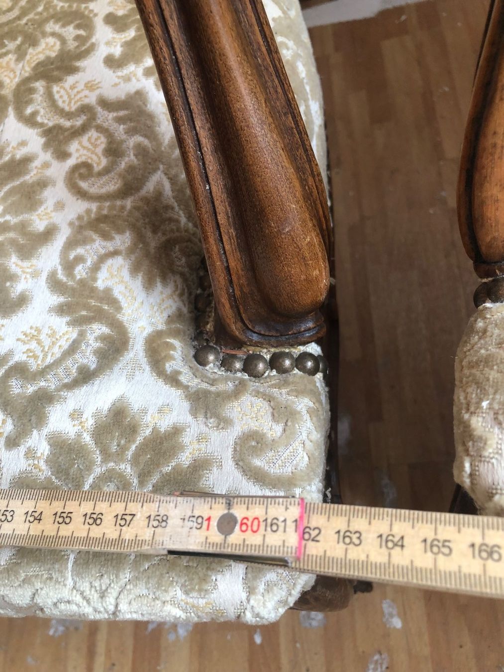Sofas: Antikes Salon-Set Sofa & 2 Sessel Brokat Barock Stil Möbel – Gebraucht aus Fahrwangen von Dirk.Gerlach 5